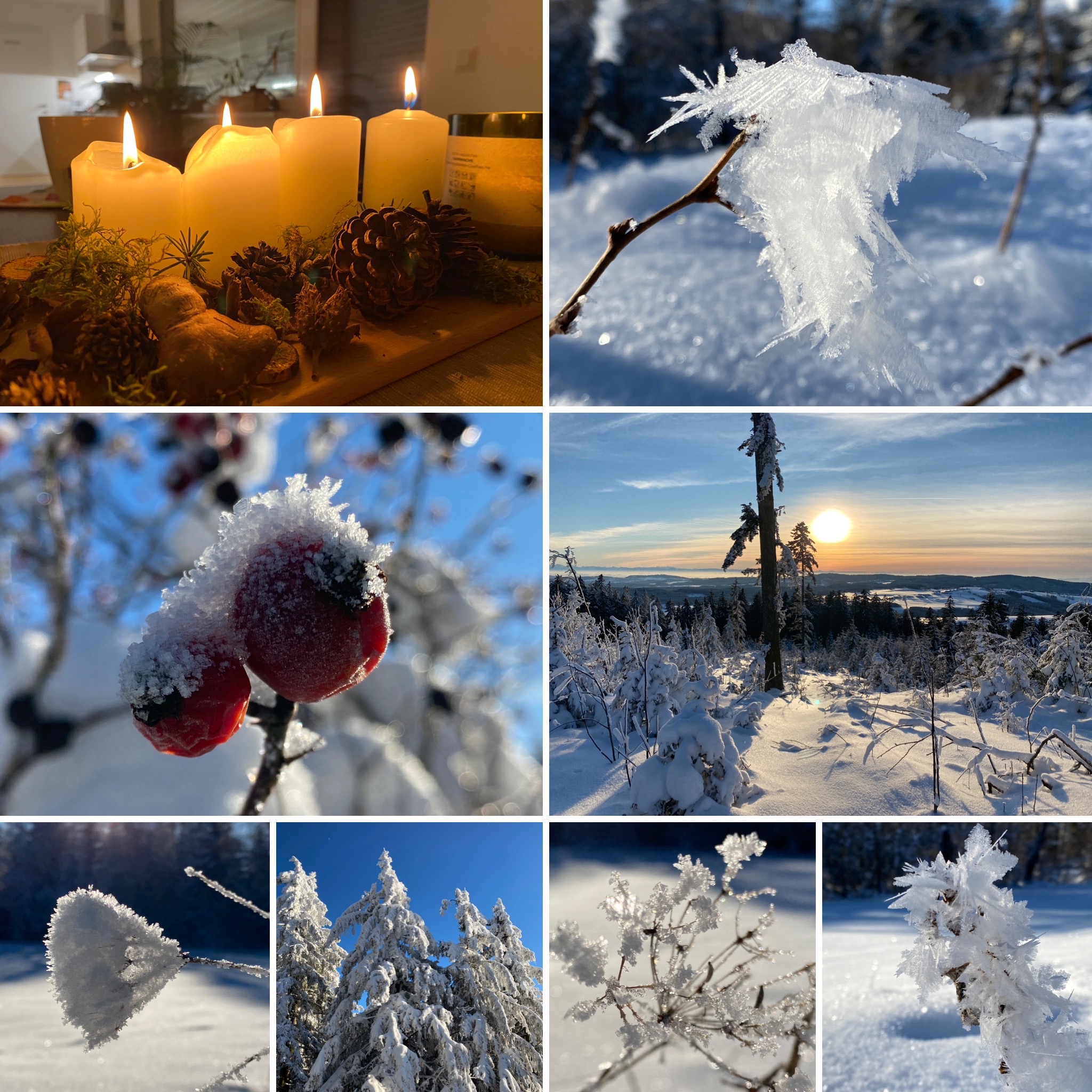 Winterwonderland im Advent. Die Natur genießen!